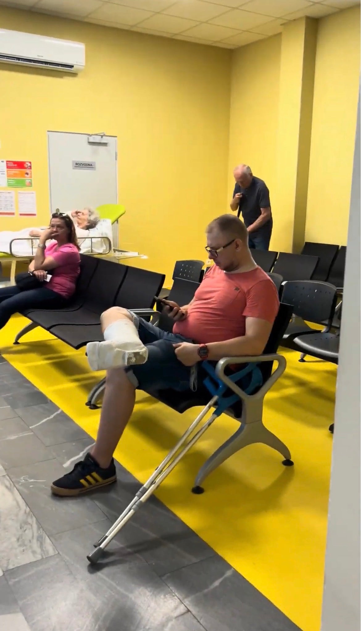 slwc man hospital video