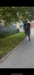 Man slc crutching to hospital video